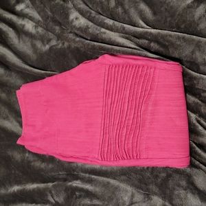 Hot Pink Moto Jeggings XL